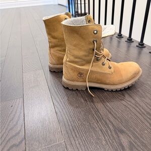 Timberland Light Brown Leather Boots